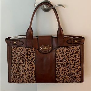 Fossil Animal Print Tote/Weekender